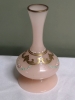 Vintage Pink Glass Bud Vase - 5" tall