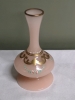 Vintage Pink Glass Bud Vase - 5" tall - 2