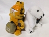 Vintage 1981 Plush GARFIELD (Not a Happy Camper (9" Tall) | 1993 Coca-Cola Polar Bear w Coke Bottle (8" Tall) - 4