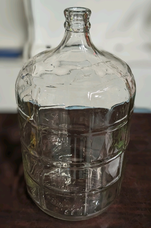 CRISA Mexico 5 Gallon 20" Glass Demijohn | Small Chips on Inner Rim