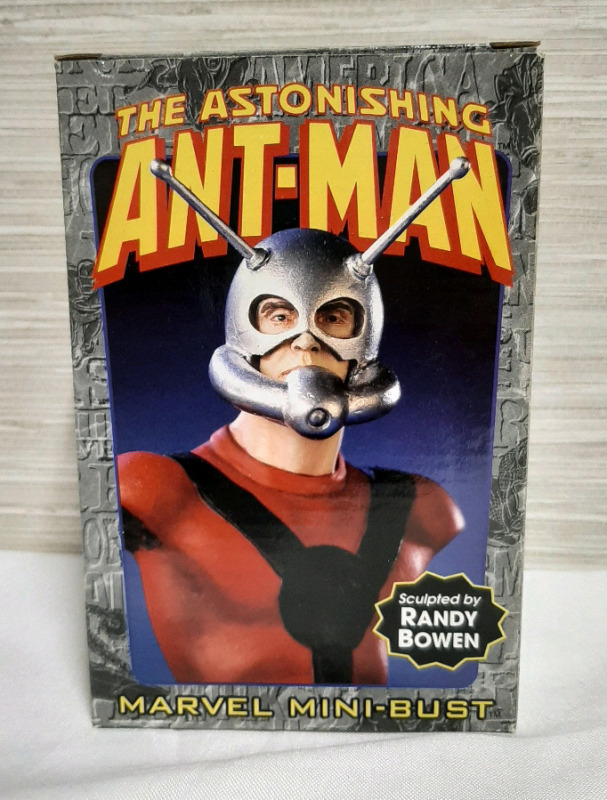 Marvel Limited The Astonishing Ant-Man Marvel Mini Bust. Sculpted by Randy Bowen