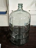 6 Gallon Made in Italy 22" Glass Demijohn | No Chips or Cracks