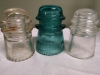 5 Vintage Glass Insulators - Dominion & Hemingray-16 - 3