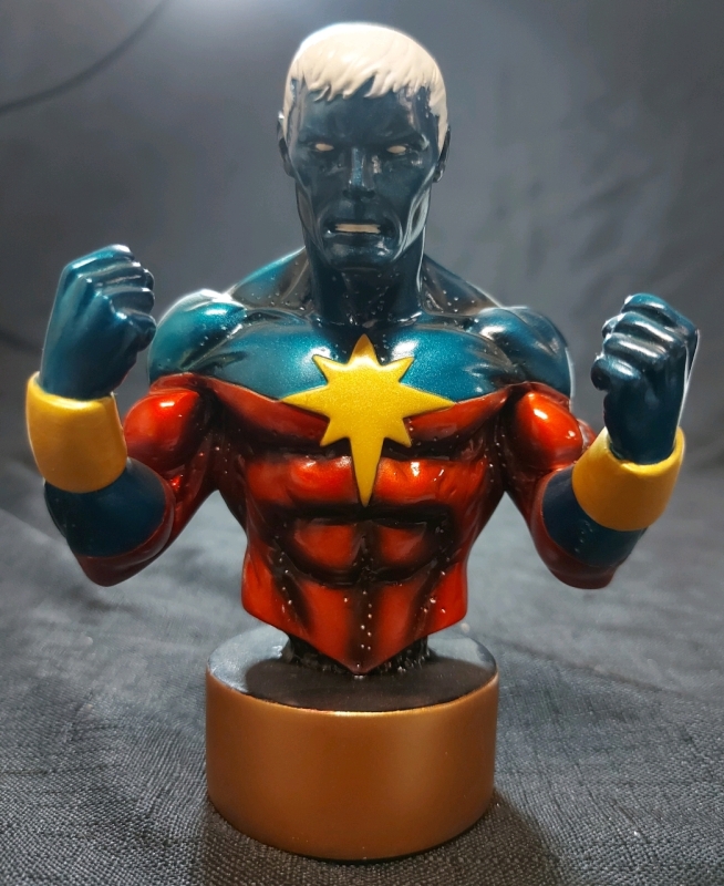 As New Bowen Designs Marvel Captain Marvel Mini-Bust 5.5" Tall