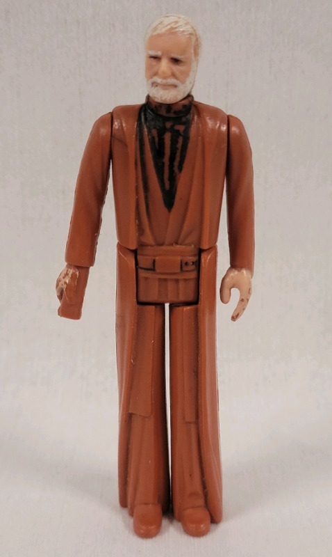 Vintage 1977 Star Wars Obi-Wan Kenobi Action Figure , missing cape & lightsaber