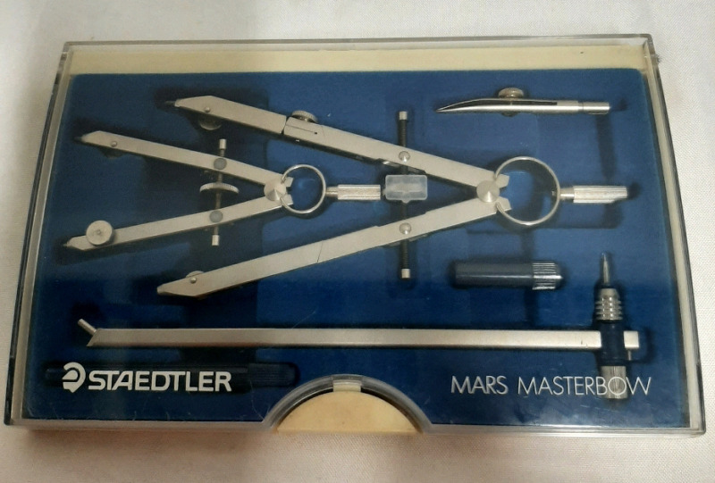 As New Staedtler Mars-Masterbow Mechanical Mathematical Precision Drawing Drafting Tool