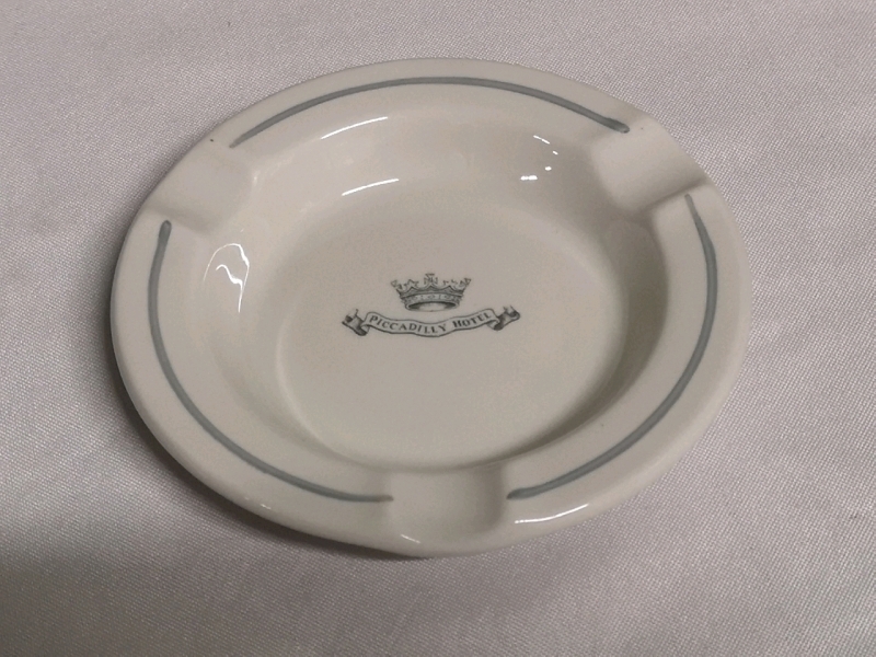 Vintage Piccadilly Hotel Ashtray Hotel Ware - England