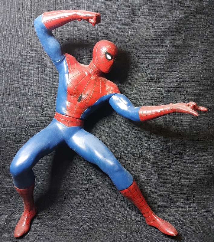 Vintage 1985 Marvel - Horizon 1988 SpiderMan Figure 10.5"x9" Great Pre Owned Condition