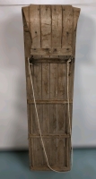 Vintage Wood Toboggan 13.75" x 49"