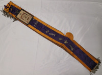 Vintagw LOYAL ORANGE LODGE Order William III Freemason Masonic Lodge Sash w/Silver Pins