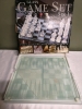 Glass Game Set 3 in 1 - Chess, Checkers or Backgammon