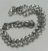 925 Sterling Silver 3 Strand Fancy Link Bracelet Stamped - 6