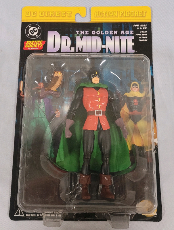 DC Comics Justice Society of America The Goden Age : Dr. Mid-Nite Action Figure in Box