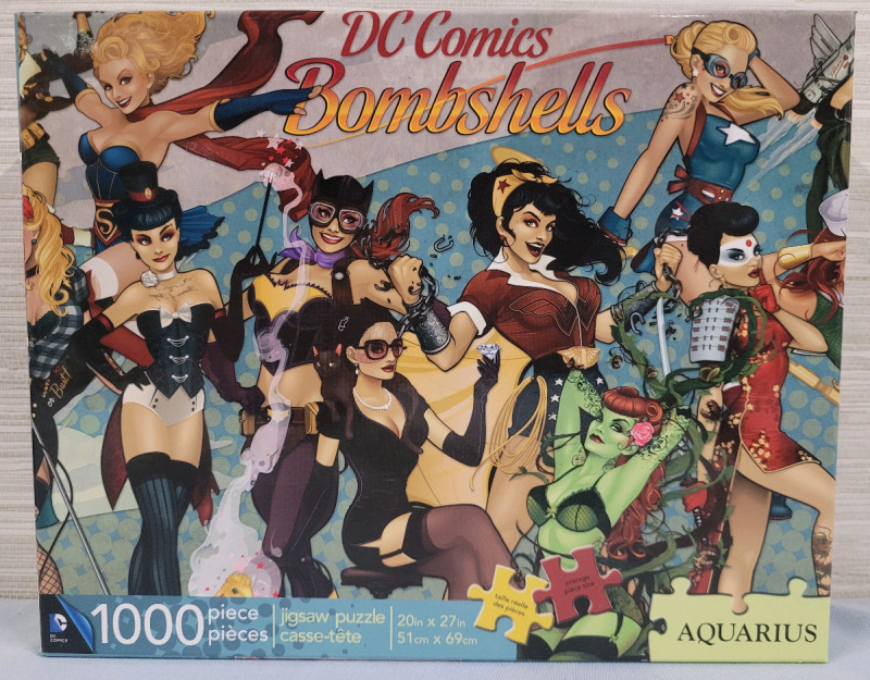 DC Comics : DC Comics Bombshells 1000pc Jigsaw Puzzle , Open Box