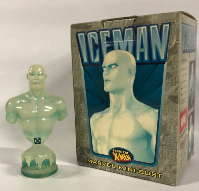 Iceman X-Men Marvel Mini Bust figure 5.5”