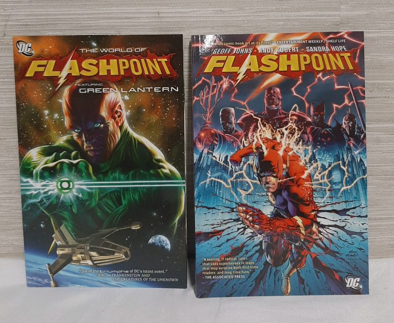 As New DC Graphic Novel The World of Flashpoint- Green Lantern & The Flash