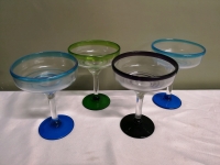 4 Margarita Glasses