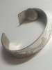 William Rogers Etched Cuff Bracelet Signed - 4