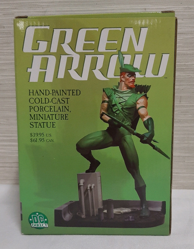 As New DC Direct Green Lantern Hand Painted Cold Cast Porcelain Statue