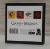 As New Game of Thrones Coasters. A set of 4 Sigil 4 X 4" Coasters - 2