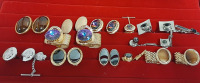 Vintage Men's Cufflink & Accessory Lot