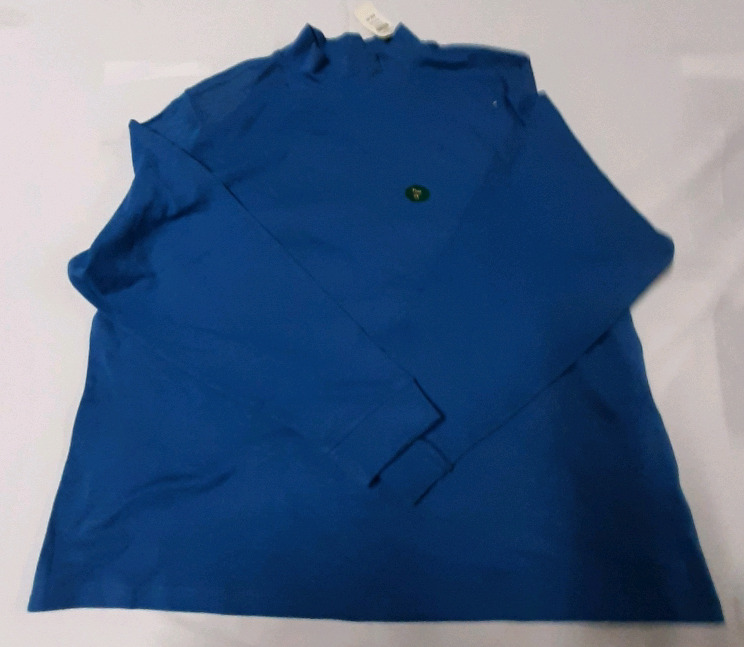 New Lands' End Size 3X Mock Neck Pullover