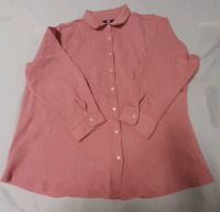 New Size 3X Lands' End Winter Blend Button Down Shirt