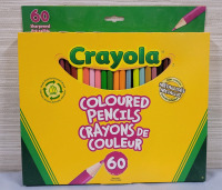 60 Crayola Coloured Pencils