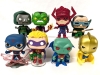 FUNKO POP! Superheroes & Villains | 4 Vinyl Figures & 4 Vinyl Bobble-Heads | 4.25"