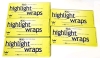 5 New Packs Willat Professional Highlight Wraps (4" x 10", 250 Sheets per Pack. 1250 Sheets Total)