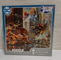New DC Justice League 1000 Piece Jigsaw Puzzle by Thomas Kinkade Studios
