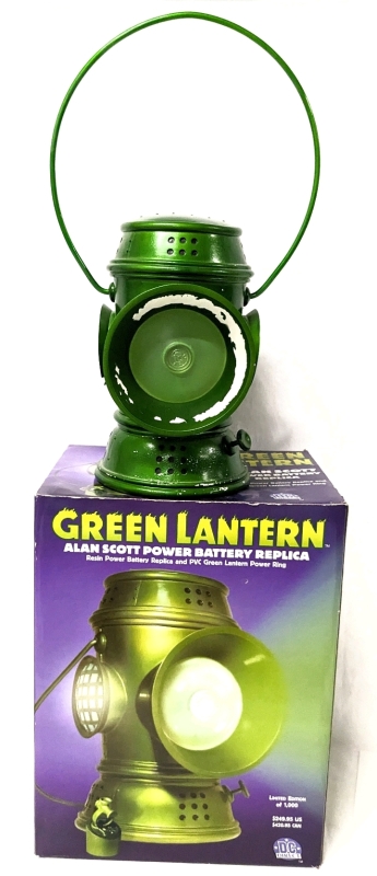 DC Direct GREEN LANTERN Alan Scott Power Battery Replica 9.25" Tall (As-Is) Limited Edition