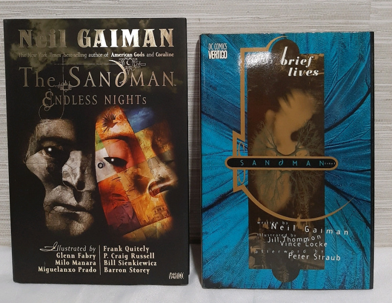 As New 2 Neil Gaiman Graphic Novels The Sandman Endless Nights & The Sandman Brief Lives
