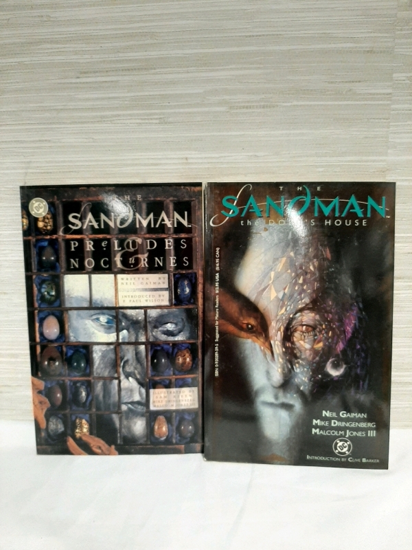 As New Neil Gaiman Graphic Novels The Sandman Preludes Nocturnes & The Sandman The Doll's House