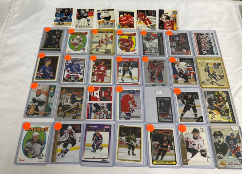 34 1987 to 2018 Hockey Trading Cards
