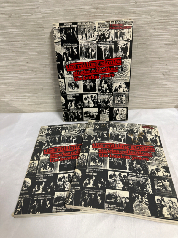 Vintage 1990 Rolling Stones London Years Singles Collection 2 Volume Set Song Books