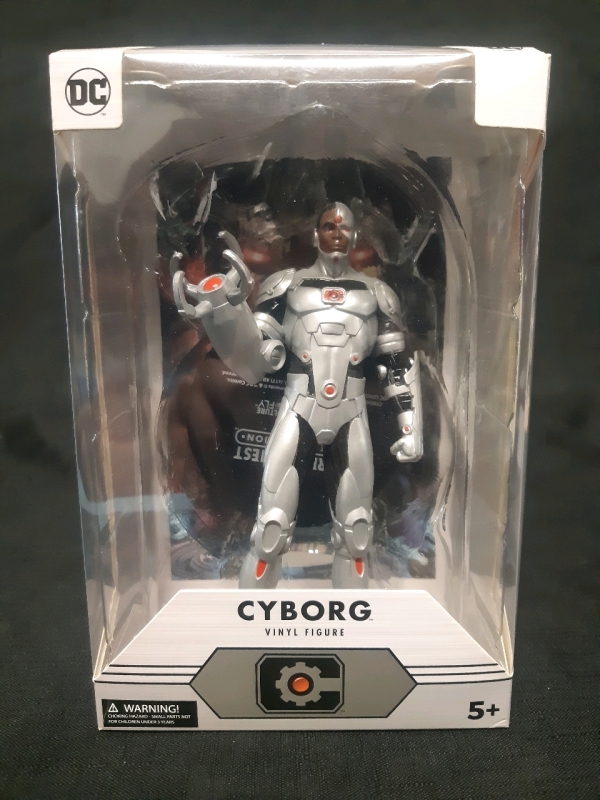 New DC Worlds Finest Cyborg Vinyl Figure 6"