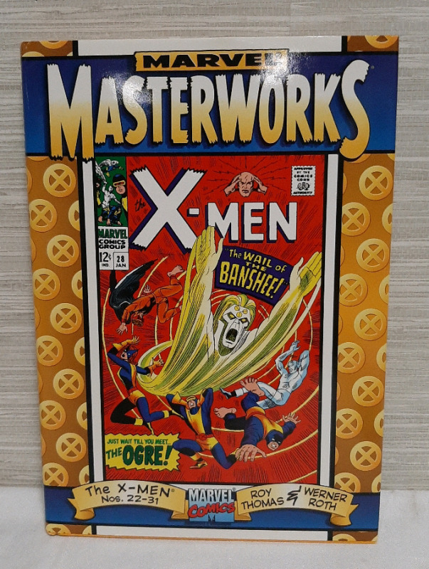 As New Marvel Masterworks Graphic Novel X-MEN The Wail of The Banshee # 22-31 Retail $76.25