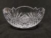 As New Bohemia Czech Republic Lead Crystal Bowl 8.5"X3.5