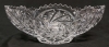 Pinwheel Crystal Fruit Bowl Great Condition 12.5x"x7"x4.5"