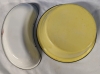 Enameled Ware Vessels. Bowl measures 8.5" Across. Kidney Shaped Tray is GSW Hospital Enameled Ware and Made in Canada - 4