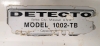 Detecto Model 1002-TB Scale. Capacity of what Appears to be 8 Lb. Comes with 2 and 1 Lb Weights. 20" Wide. - 2