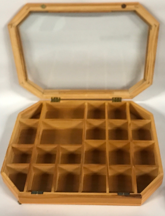 15”x11.5” Jewelry Display Case Wooden