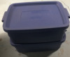 Two 9”x20”Rubbermaid Roughneck storage bins