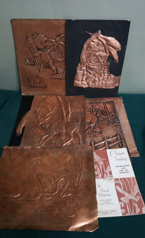 Vintage Collectible Copper Art + Copper Tooling Pamphlet