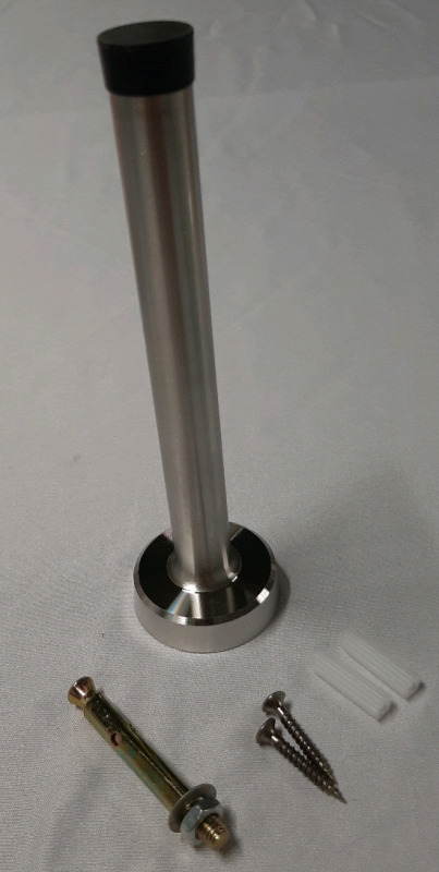 As New Stainless Steel Door Stopper with Hardware