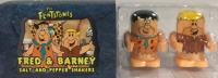 New The Flintstones Fred & Barney Salt and Pepper Shakers