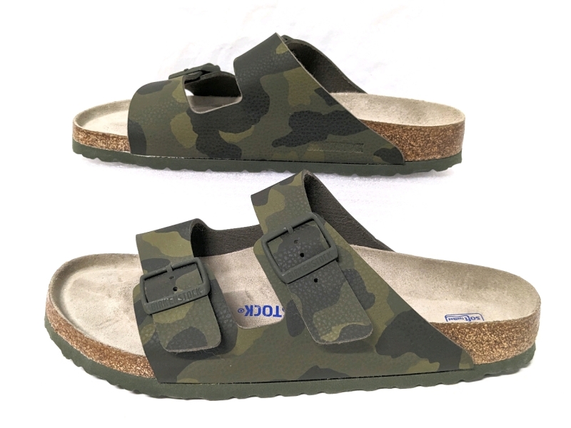 As-New Size 44 / 285 / M11 BIRKENSTOCK Soft Footbed Camo Sandals