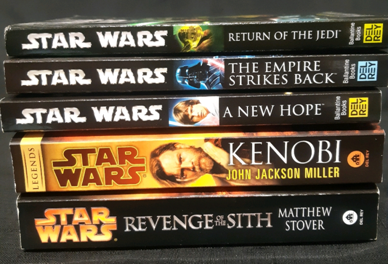 5 Star Wars Novels, Paper Back Edition, 3 First Editions