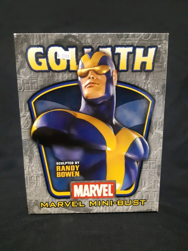 Marvel, Mini-Bust Goliath Sculpted by Randy Bowen Over 8" Tall